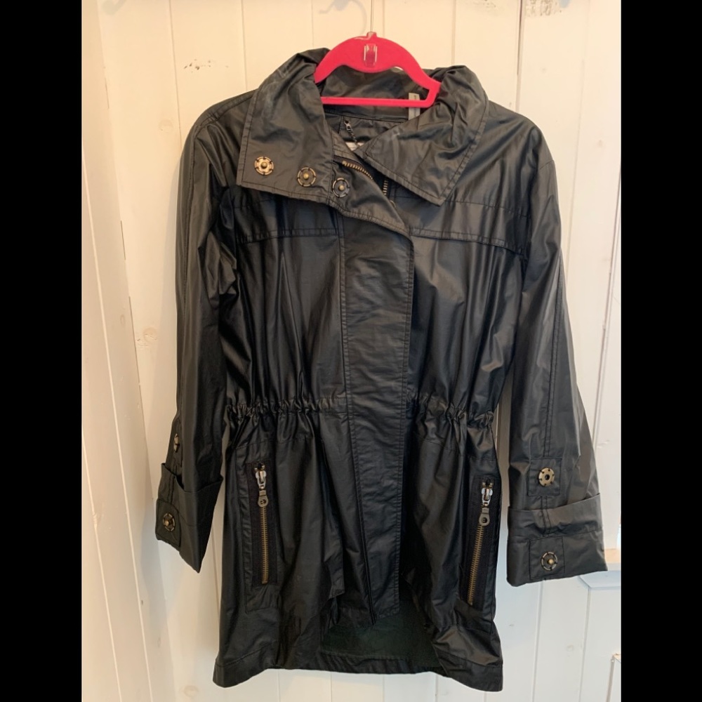 LIKE NEW Black Raincoat